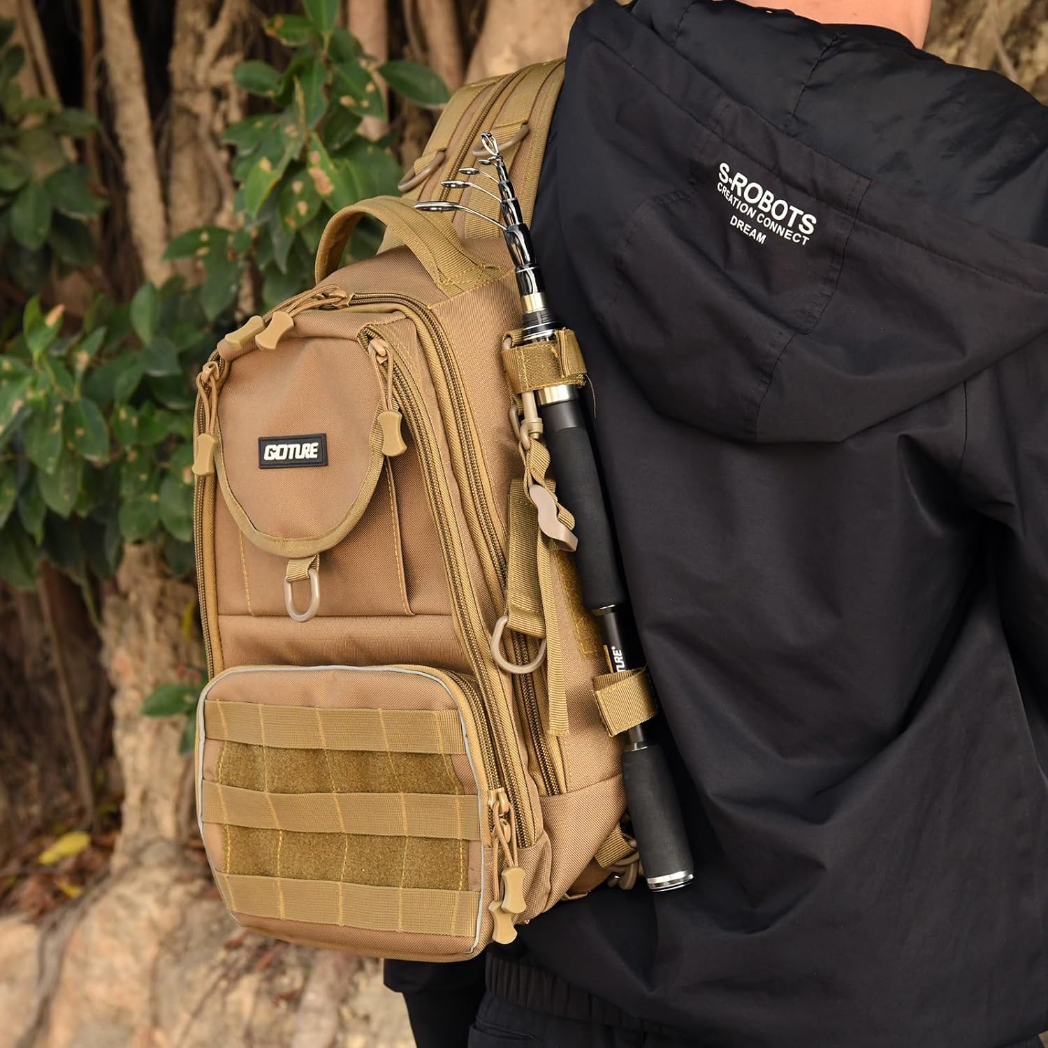 Goture コンパクトロッド 投げ竿 釣り竿 ちょい投げ 釣竿 カーボン 伸縮 超軽量 携帯型 振り出し スピニングロッド ベイトロッド 振出ロッド ルアーロッド フィッシングロッド コンパクト 海釣り 初心者用 釣り具(2.7m 2.37m 1.83m 2.1m)