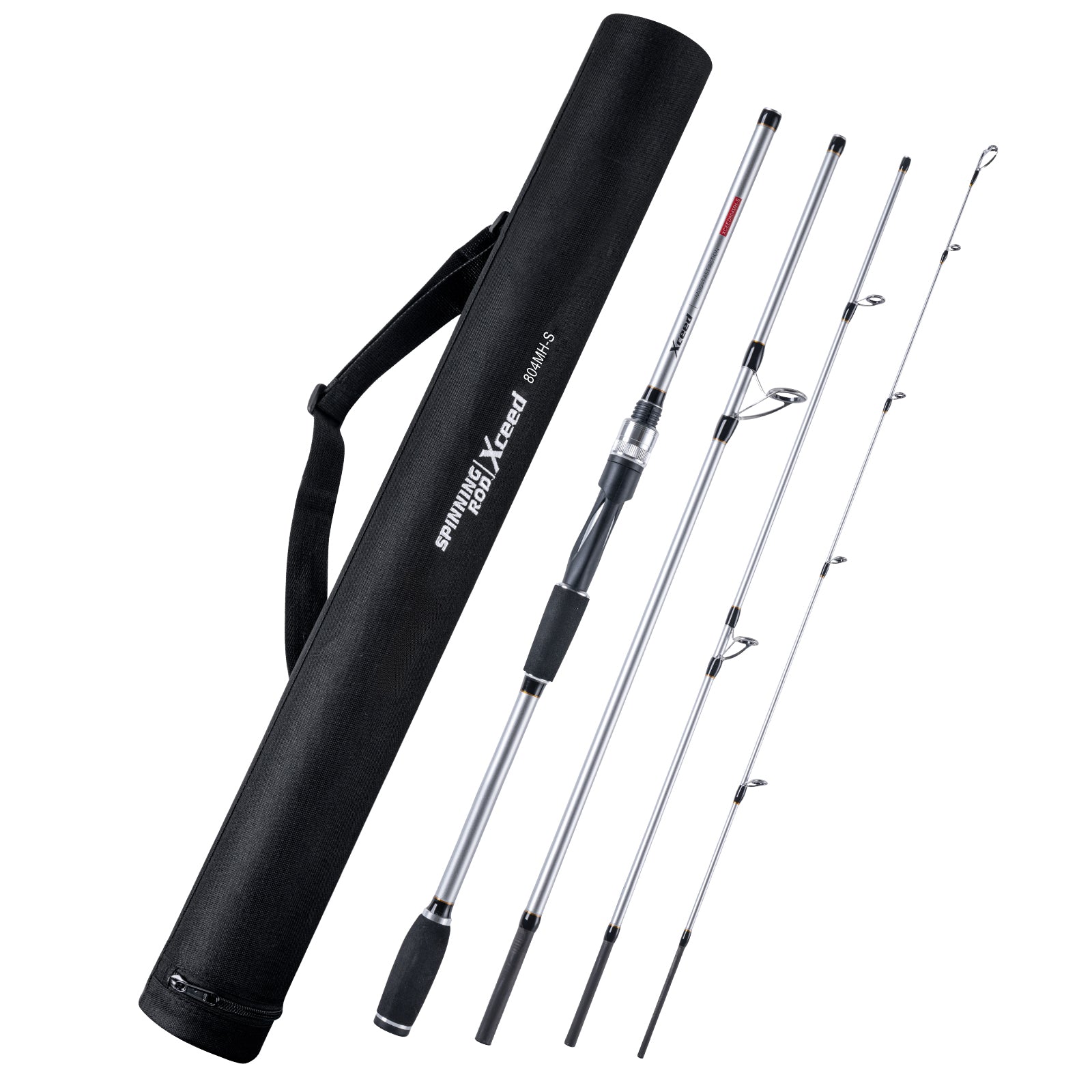 Goture スピニングロッド シーバスロッド 7色 1.98M/2.1M/2.4M 釣りロッド EVAグリップ 釣竿 カーボン 軽量 携帯型 投げ竿 海水淡水適用 釣り具 シーバス フィッシングロッド エギングロッド 海釣り 4本継ぎ