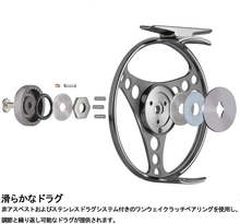 Load image into Gallery viewer, Goture(ゴチュール) フライリール/スプール フライフィッシングリール CNC加工アルミ製 フライフィッシング左右交換可能 軽量
