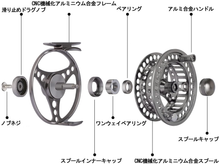 Load image into Gallery viewer, Goture(ゴチュール) フライリール/スプール フライフィッシングリール CNC加工アルミ製 フライフィッシング左右交換可能 軽量
