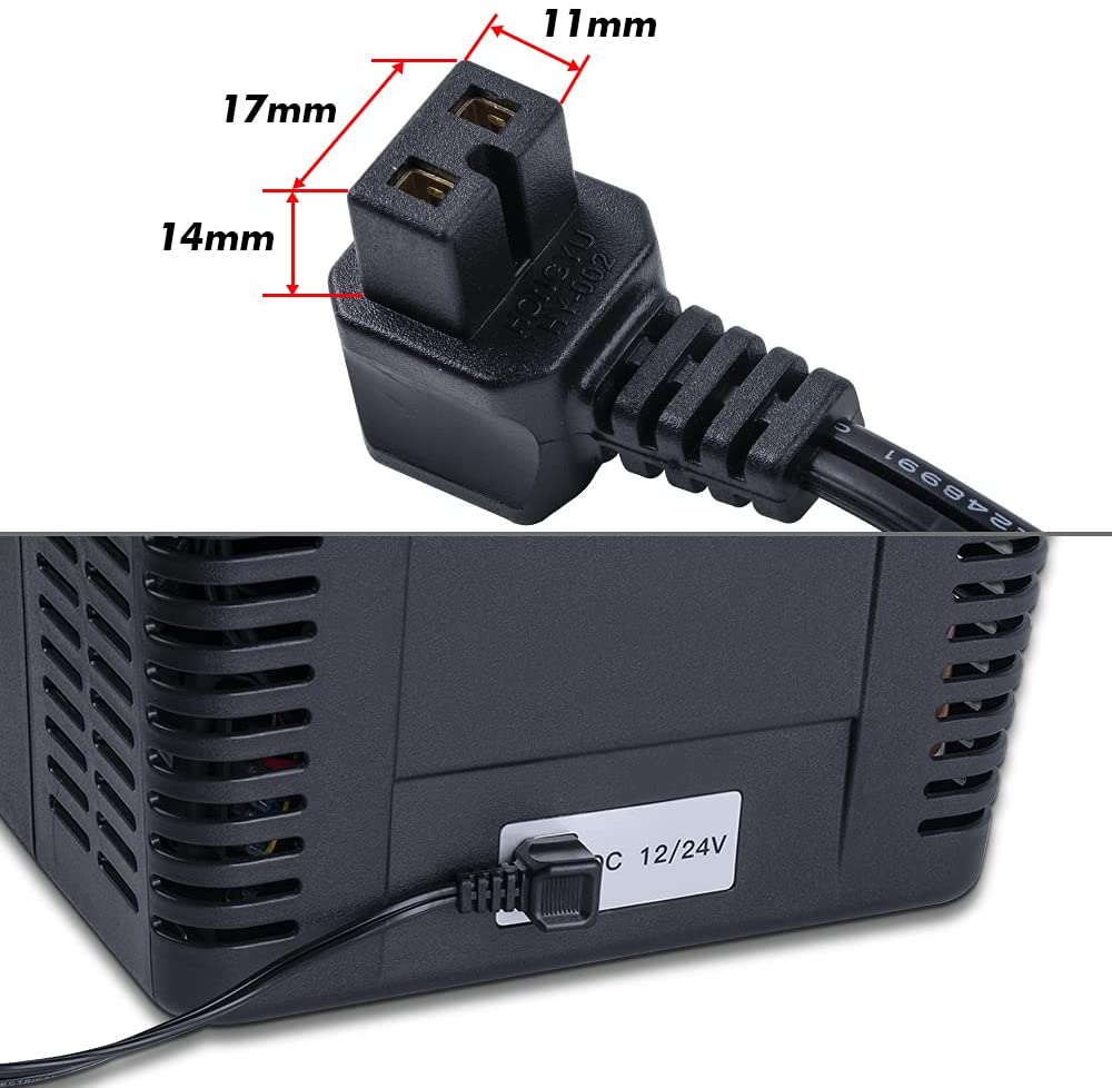 Goture 車載冷蔵庫用ACアダプター 汎用 ACコード PSE取得済み AC100V-240V 約1.8M
