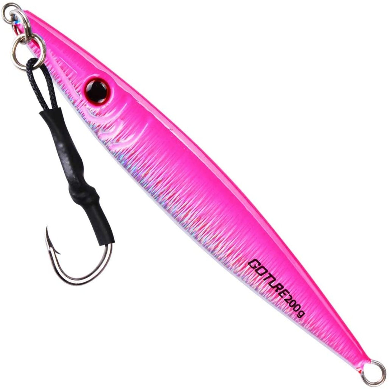 Goture 3PCS 80/100/150/200g Metal Lead  Vertical Jig Fishing Lures Set Offshore Jigging Sea Fishing Casting Fishing