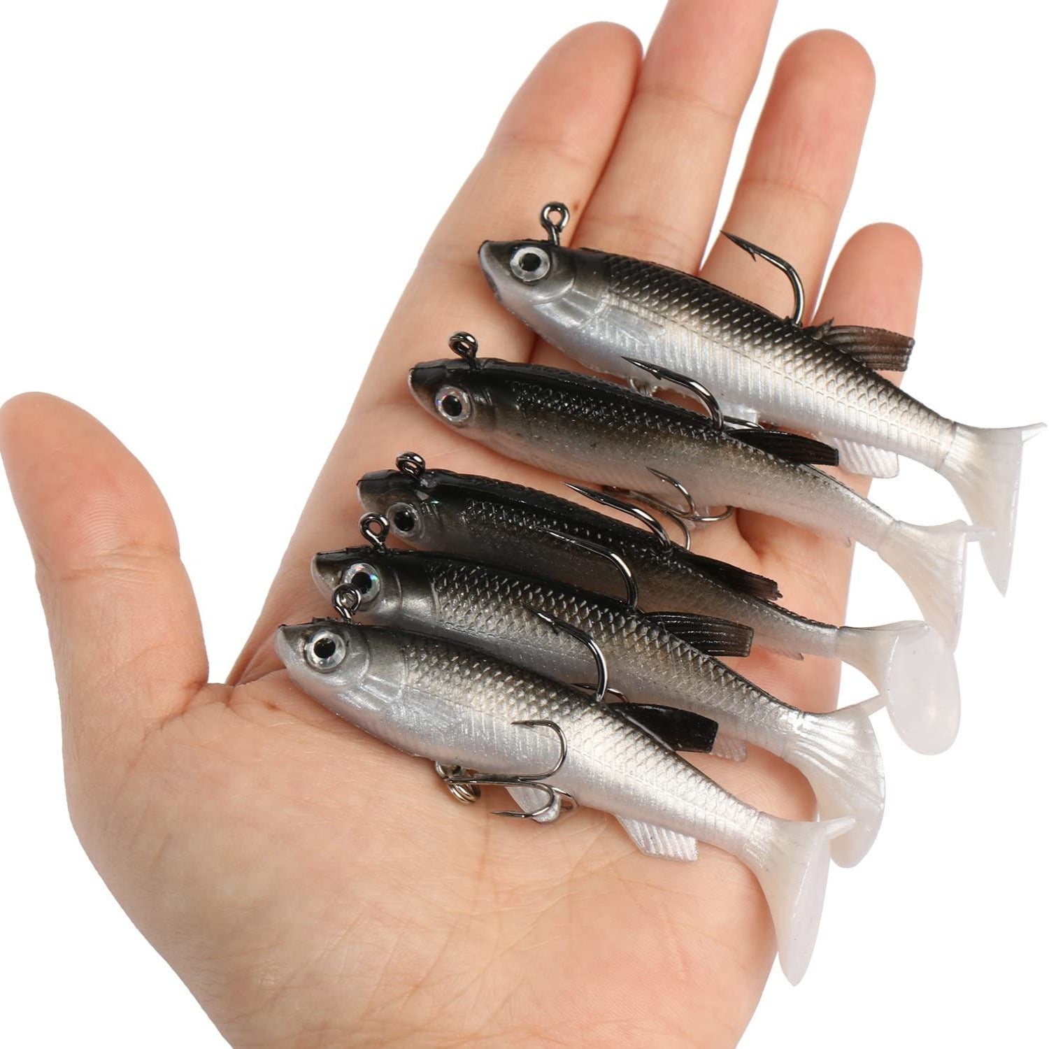 Goture(ゴチュール)  5本ワームセット ソフトルアー バス 13g/15.7g