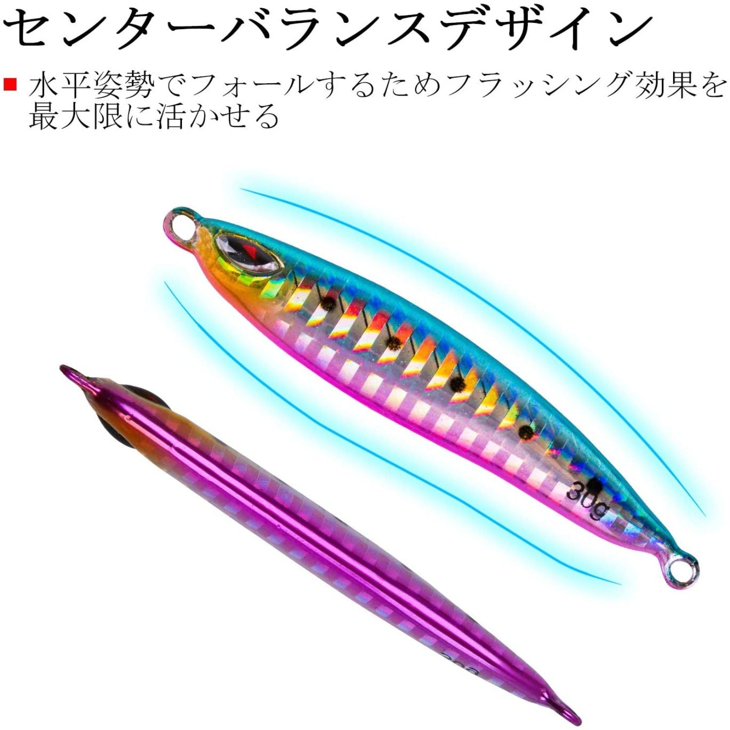 Goture Metal Jig Set 15g / 20g / 30g Shore Jigging Vertical Throw Fishing Lures