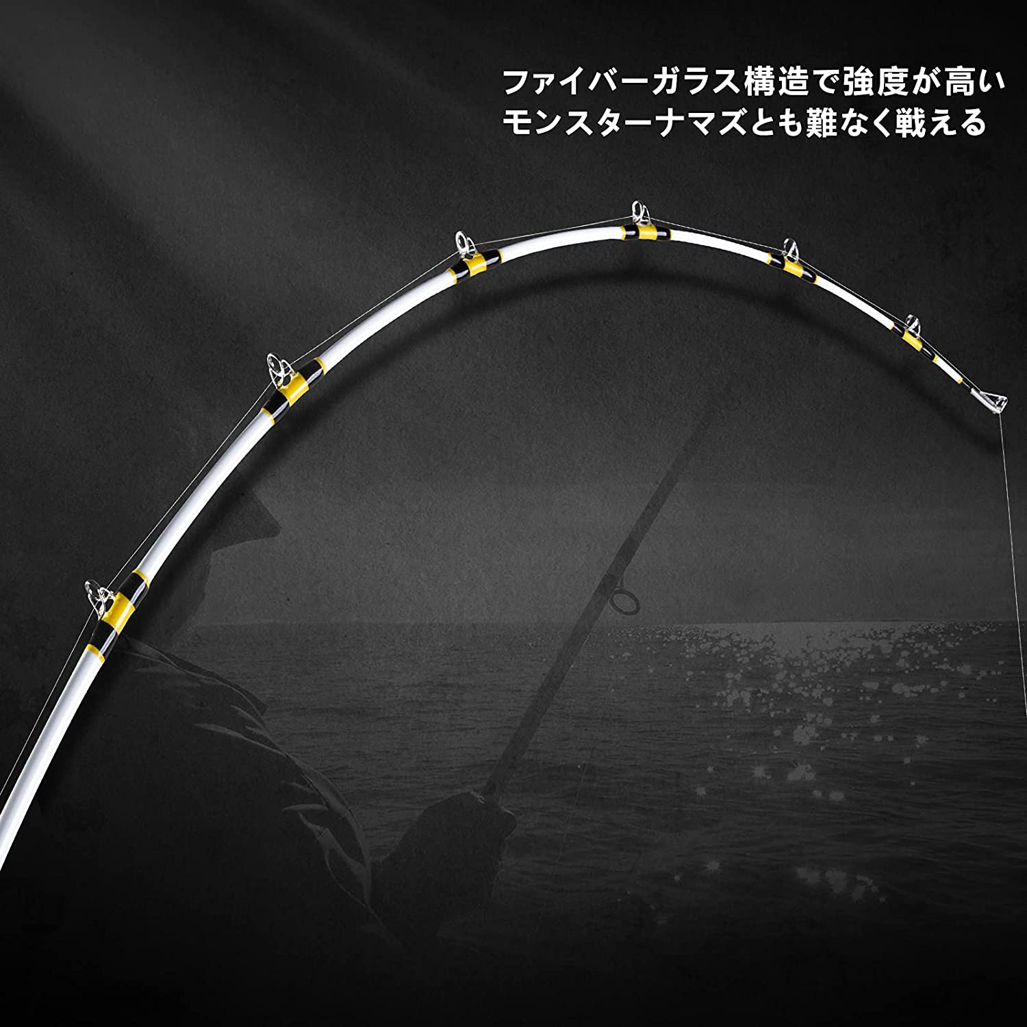 RAIDERR 2ピース ナマズ キャスティング ロッド　