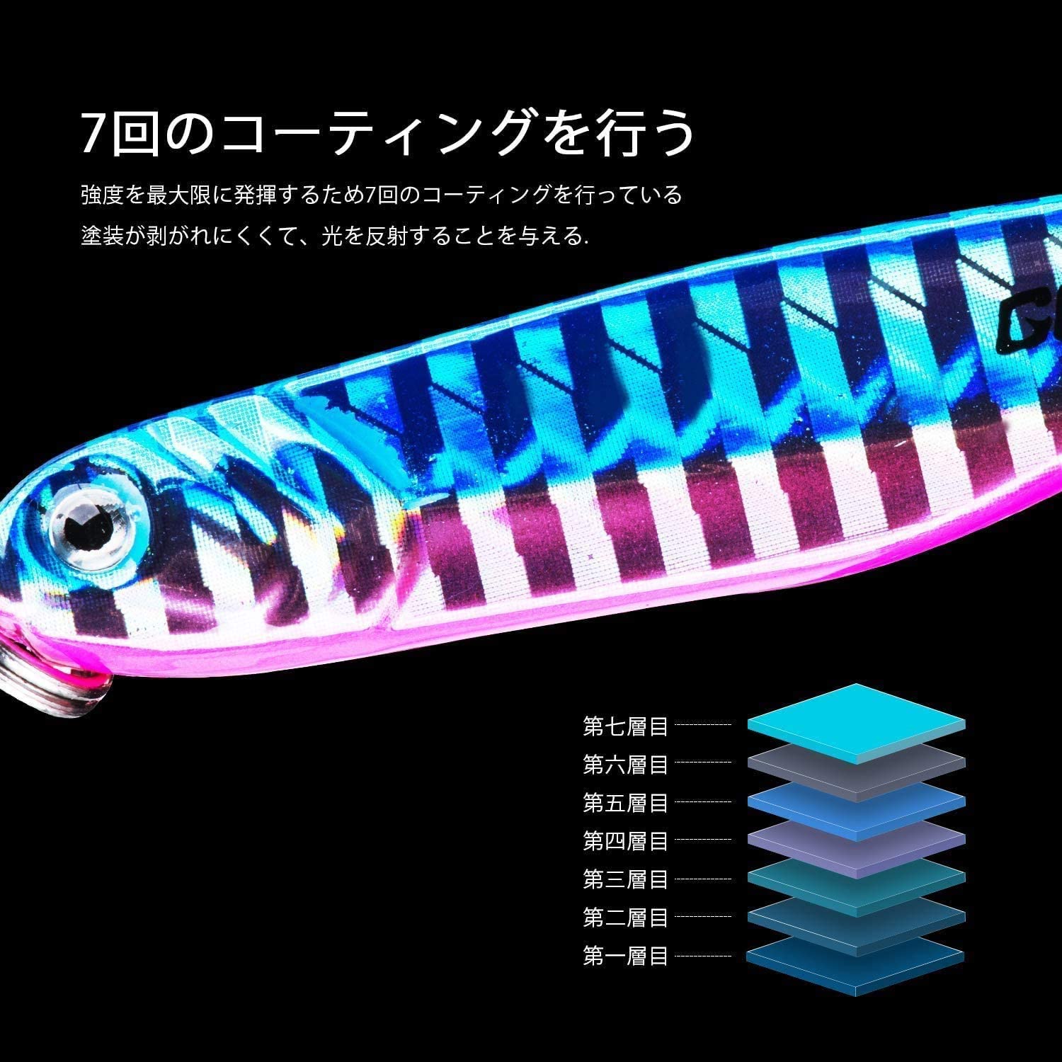 Goture メタルジグセット 15g/20g/30g シーバス 青物 ヒラメ 投げ釣り ルアーセット