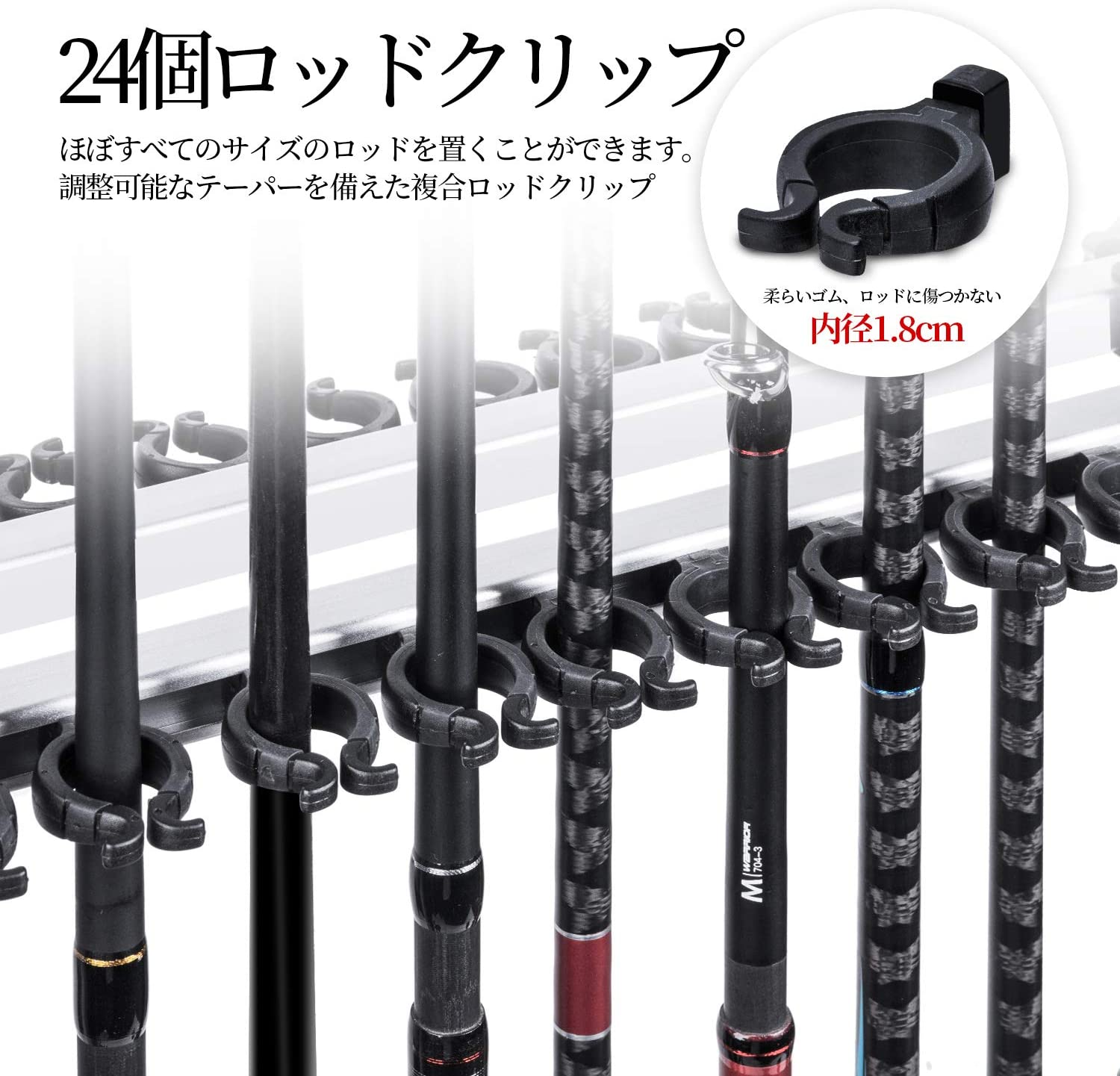 Goture アルミ製 ロッドホルダー 釣竿 収納 コンパクト スタンド