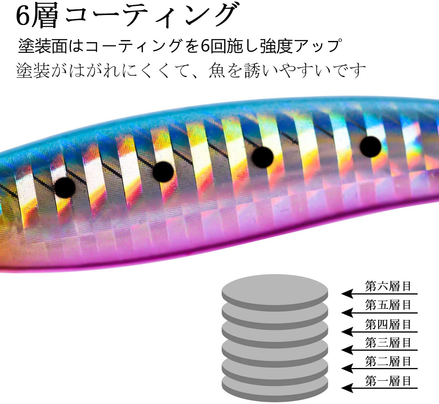Goture Metal Jig Set 15g / 20g / 30g Shore Jigging Vertical Throw Fishing Lures