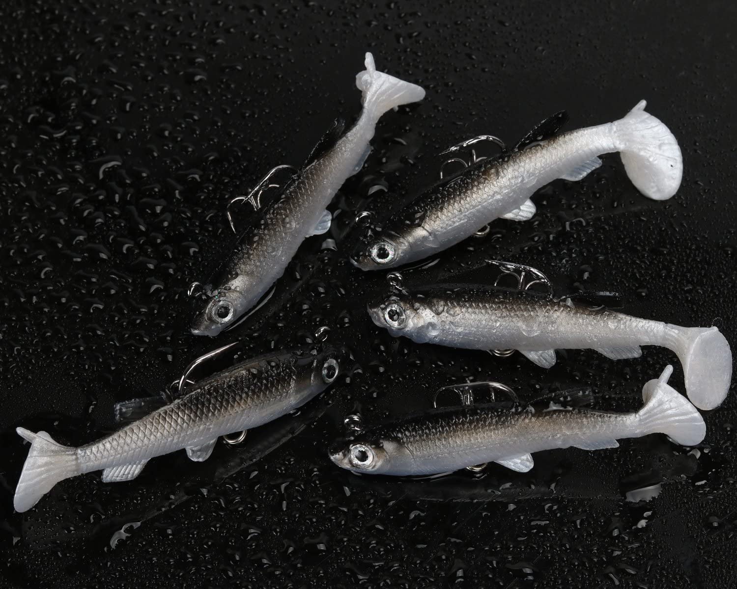 Goture(ゴチュール)  5本ワームセット ソフトルアー バス 13g/15.7g