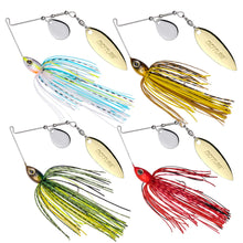 Load image into Gallery viewer, Goture Spinnerbait Set Bass Fishing Lures Double Willow/Tandem 1/2oz 3/8oz 10g 14g, 4/5pcs
