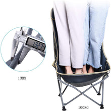 Load image into Gallery viewer, Outdoor Chair [1000D Fabric / Waterproof] Load Capacity 220.5 lbs (100 kg), Load Capacity 330.7 lbs (150 kg), Lightweight Aviation Material A7075 Aluminum Storage Bag Included
